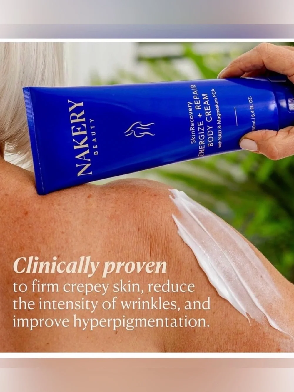 Nakery Beauty SkinRecovery Energize + Repair Body Cream NWT Sealed